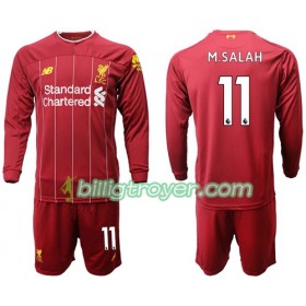 Billige Fotballdrakter Liverpool M.Salah 11 Barn Hjemmedraktsett 2019/20 Langermet